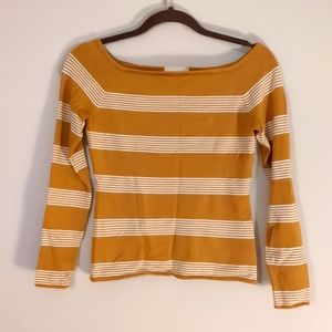 Yellow Striped Sweater